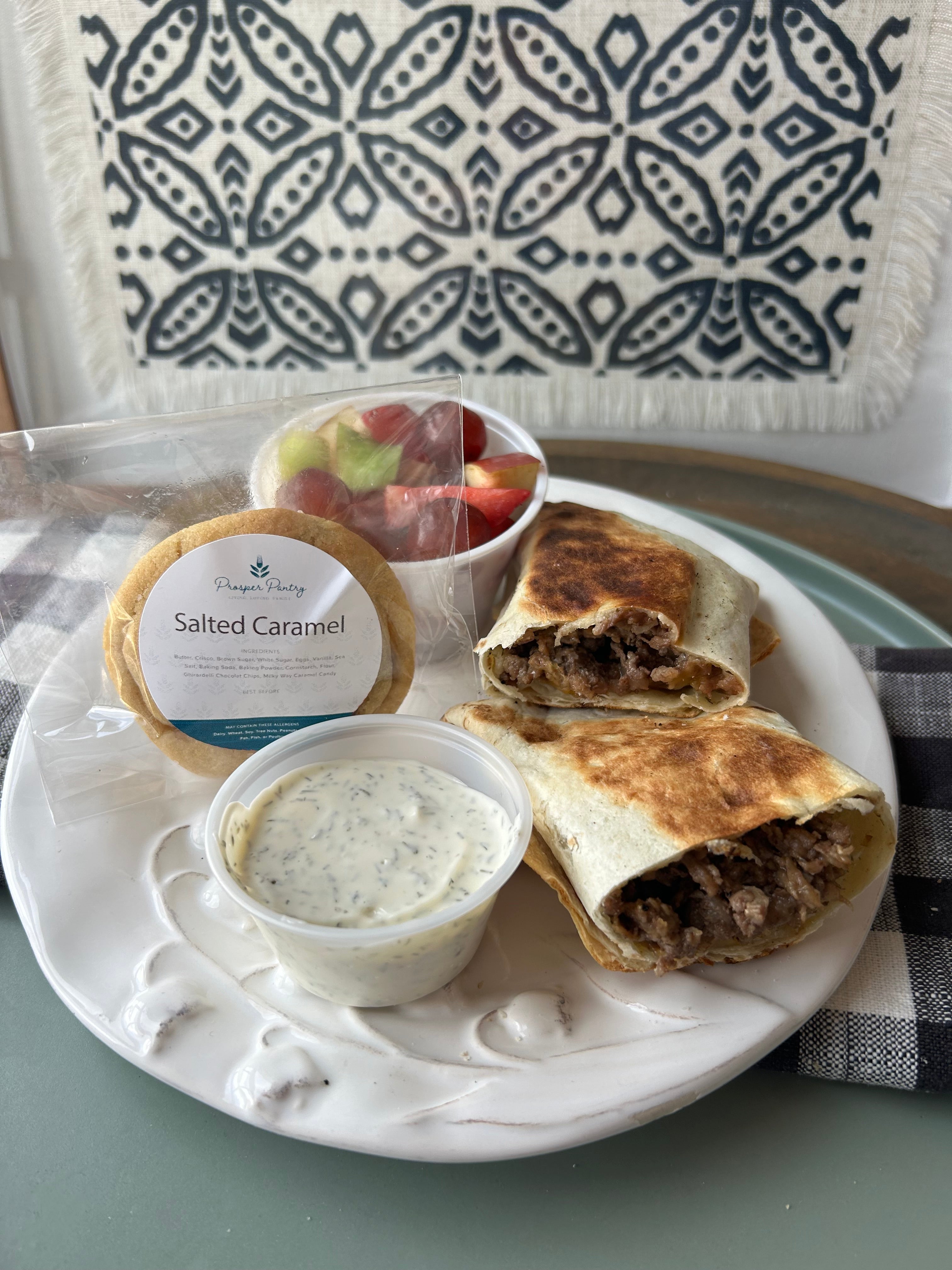 Grilled Steak Wrap Lunch Pack